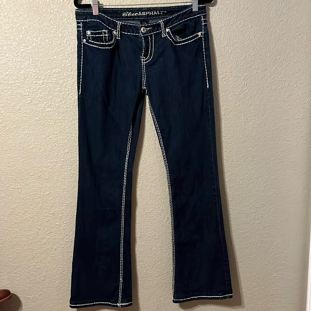 Blue asphalt jeans